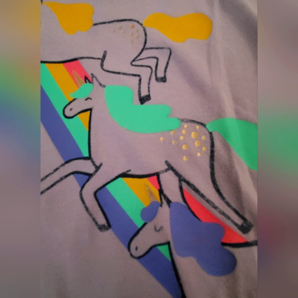 Bundle Of 4 Cat & Jack Girl's Short Sleeve Graphic Tees - Picture 6 of 13